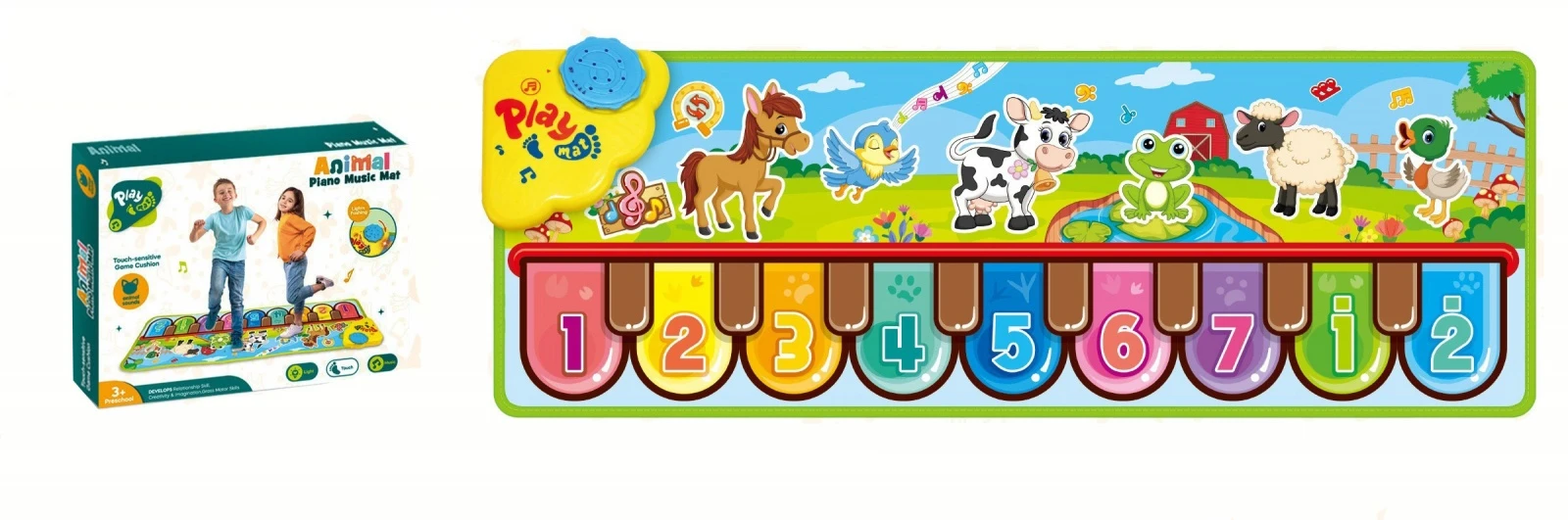 Развивающий коврик "Музыкальные зверята" Развивающий коврик "Музыкальные зверята"