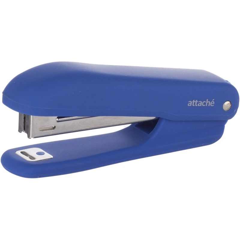 Степлер Attache Comfort до 12 лис., soft touch покрыт, синий,№10 971626
