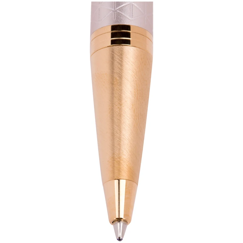 Ручка шариковая Parker "IM Premium Warm Silver GT" синяя, 1,0мм, Ручка шариковая Parker "IM Premium Warm Silver GT" синяя, 1,0мм,