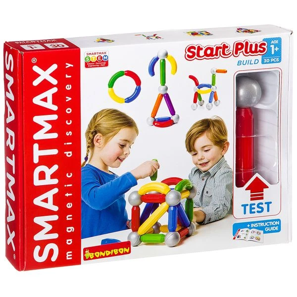 Магнитный конструктор SmartMax/ Bondibon, Основной (Basic) набор 30 дет.,  