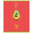Тетрадь предметная "AVOCADO" 48 л., глянцевый лак, ХИМИЯ, клетка,