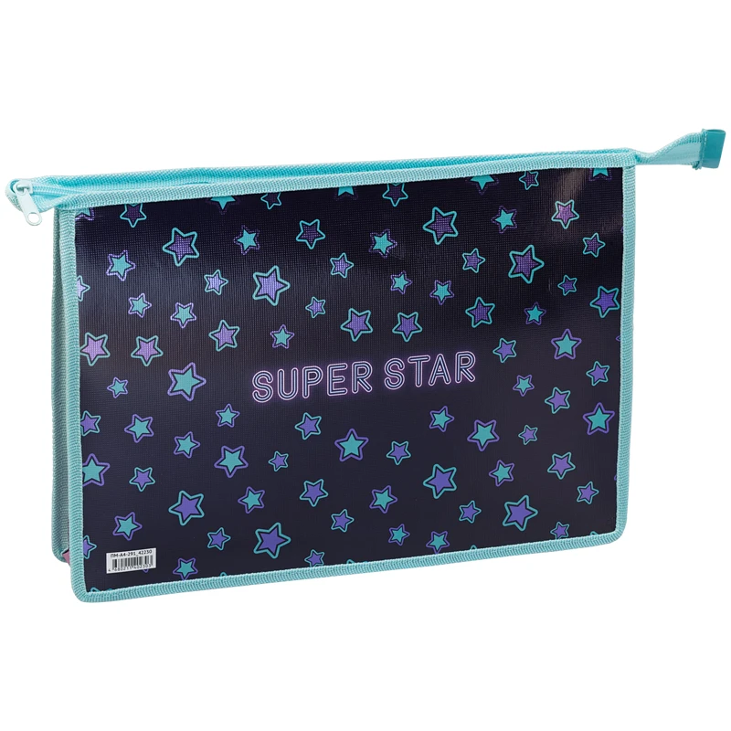 Папка для тетрадей 1 отделение, А4, ArtSpace "Super Star",