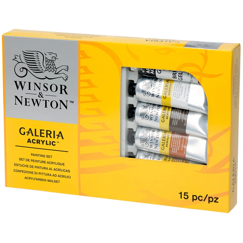 Краски акриловые Winsor&Newton "Galeria", 09цв., 60 мл/туба, Краски акриловые Winsor&Newton "Galeria", 09цв., 60 мл/туба,