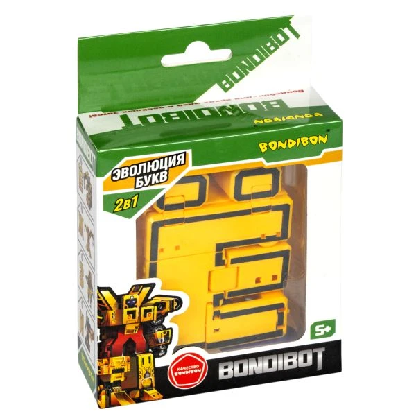 Трансформер 2в1 BONDIBOT Bondibon, буква "Ё", арт. M1466-2 Трансформер 2в1 BONDIBOT Bondibon, буква "Ё", арт. M1466-2