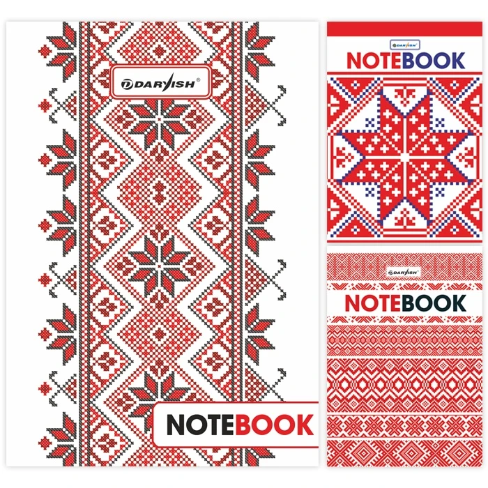 Блокнот 10*14см 60л "Орнаменты" на гребне