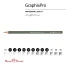 НАБОР КАРАНДАШЕЙ ЧЕРНОГРАФИТОВЫХ, 9 ШТ "GraphixPro" 2H-6B