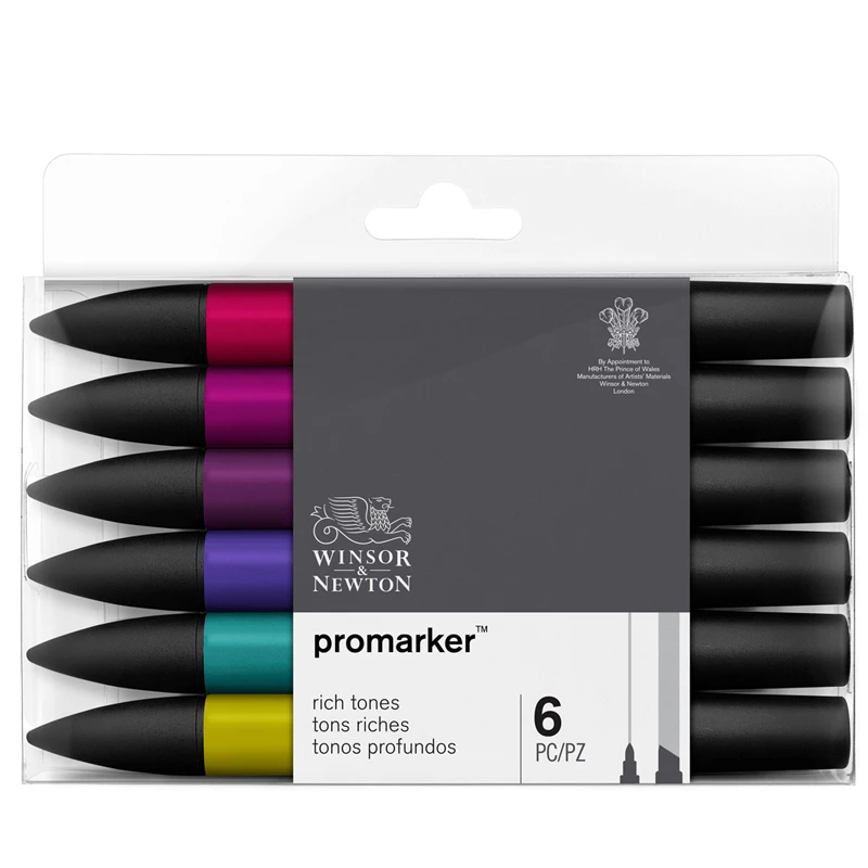 Набор художественных маркеров двухсторонних Winsor&Newton "Pro",
