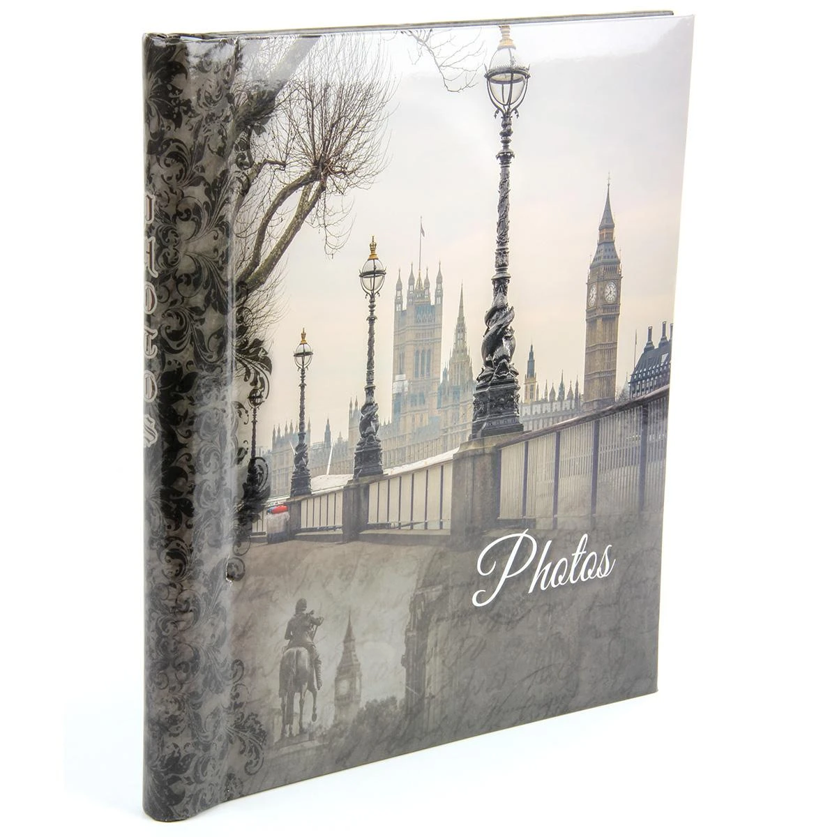 Фотоальбом 10 "магнитных"листов 23X28см, пер-т внутр.спираль.