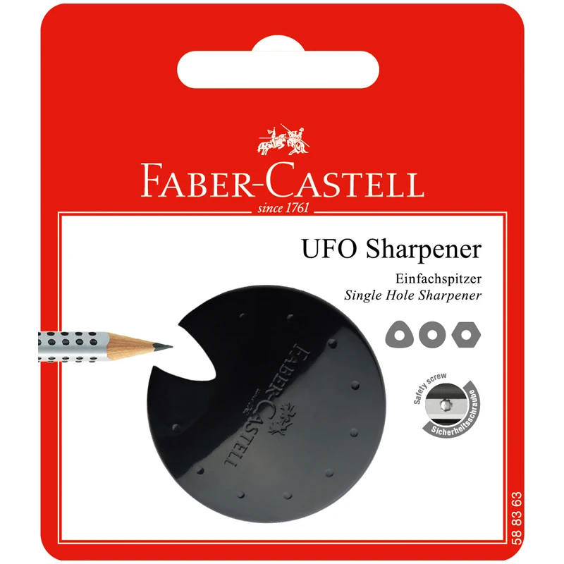 Точилка пластиковая Faber-Castell "UFO", 1 отверстие, Точилка пластиковая Faber-Castell "UFO", 1 отверстие,