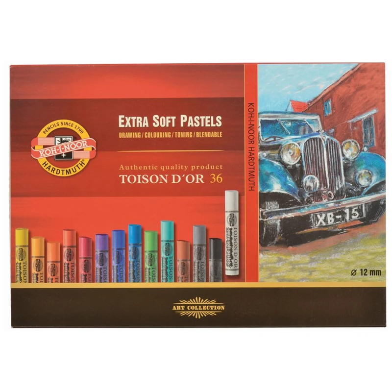 Пастель художественная Koh-I-Noor "Toison D'or Extra Soft 8555", Пастель художественная Koh-I-Noor "Toison D'or Extra Soft 8555",