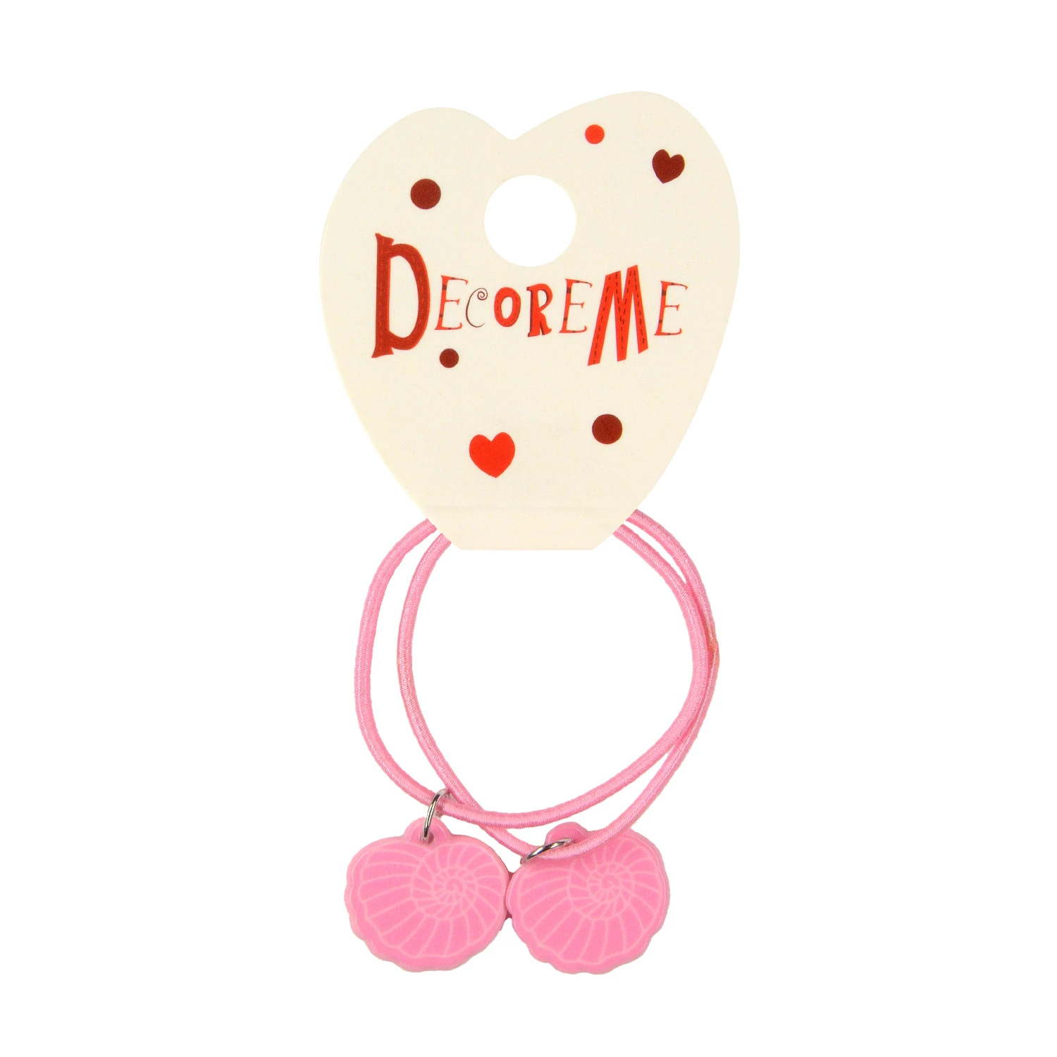 РЕЗИНКА ДЛЯ ВОЛОС "РАКУШКА" 2 ШТ, 3 ЦВЕТА