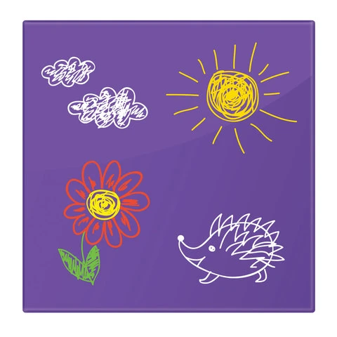 Доска магнитно-маркерная стеклянная (45х45 см), 3 магнита, ФИОЛЕТОВАЯ, BRAUBERG, Доска магнитно-маркерная стеклянная (45х45 см), 3 магнита, ФИОЛЕТОВАЯ, BRAUBERG,