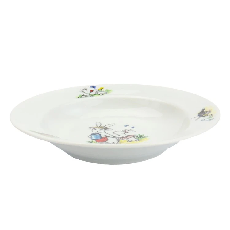 Тарелка глубокая "Кроль-Вилль", Мама и малыш, 20 см, фарфор Тарелка глубокая "Кроль-Вилль", Мама и малыш, 20 см, фарфор