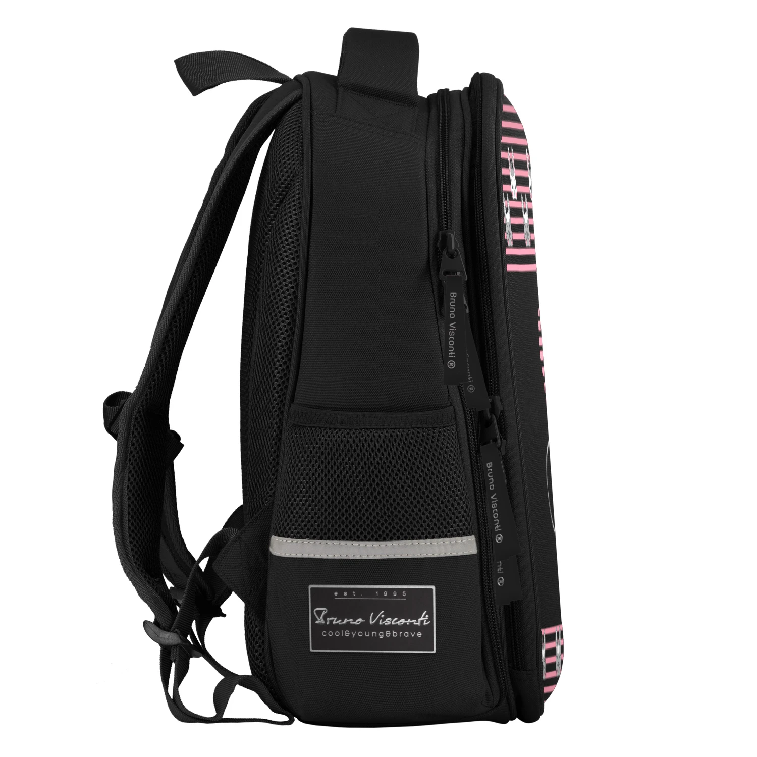 РЮКЗАК- ОБЛЕГЧЕННАЯ КАПСУЛА ЧЕРНЫЙ С ЭРГОНОМИЧНОЙ СПИНКОЙ "ЦИРК.ЗАЙКА"