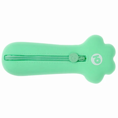 Пенал-косметичка ЮНЛАНДИЯ на молнии, силикон, Paw Mint, мятный, 20х7 см, 270056 Пенал-косметичка ЮНЛАНДИЯ на молнии, силикон, Paw Mint, мятный, 20х7 см, 270056