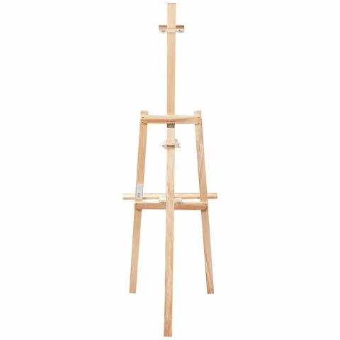 Мольберт напольный из липы "Лира", 67х162х48 см, высота холста до 100 Мольберт напольный из липы "Лира", 67х162х48 см, высота холста до 100
