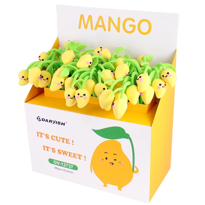 Ручка гелевая синяя "Darvish" Манго