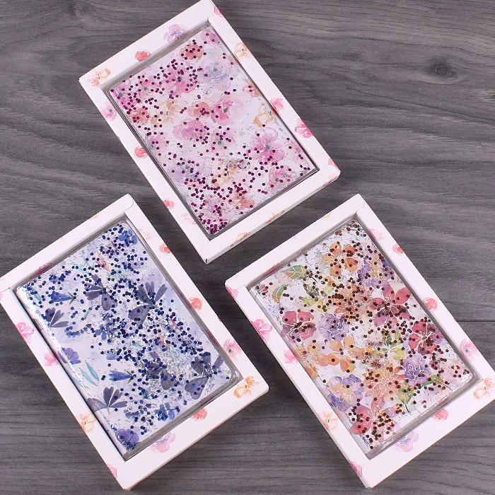 Книжка записная А6 с жидкостью и глиттером Книжка записная А6 с жидкостью и глиттером