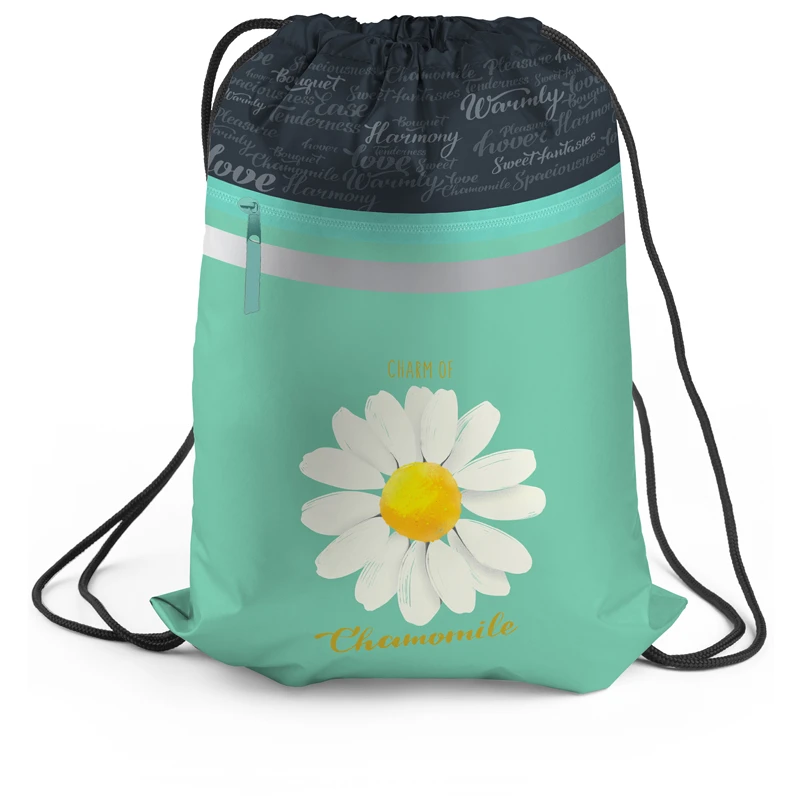 Мешок для обуви 1 отделение Berlingo "Chamomile", 460*360мм,