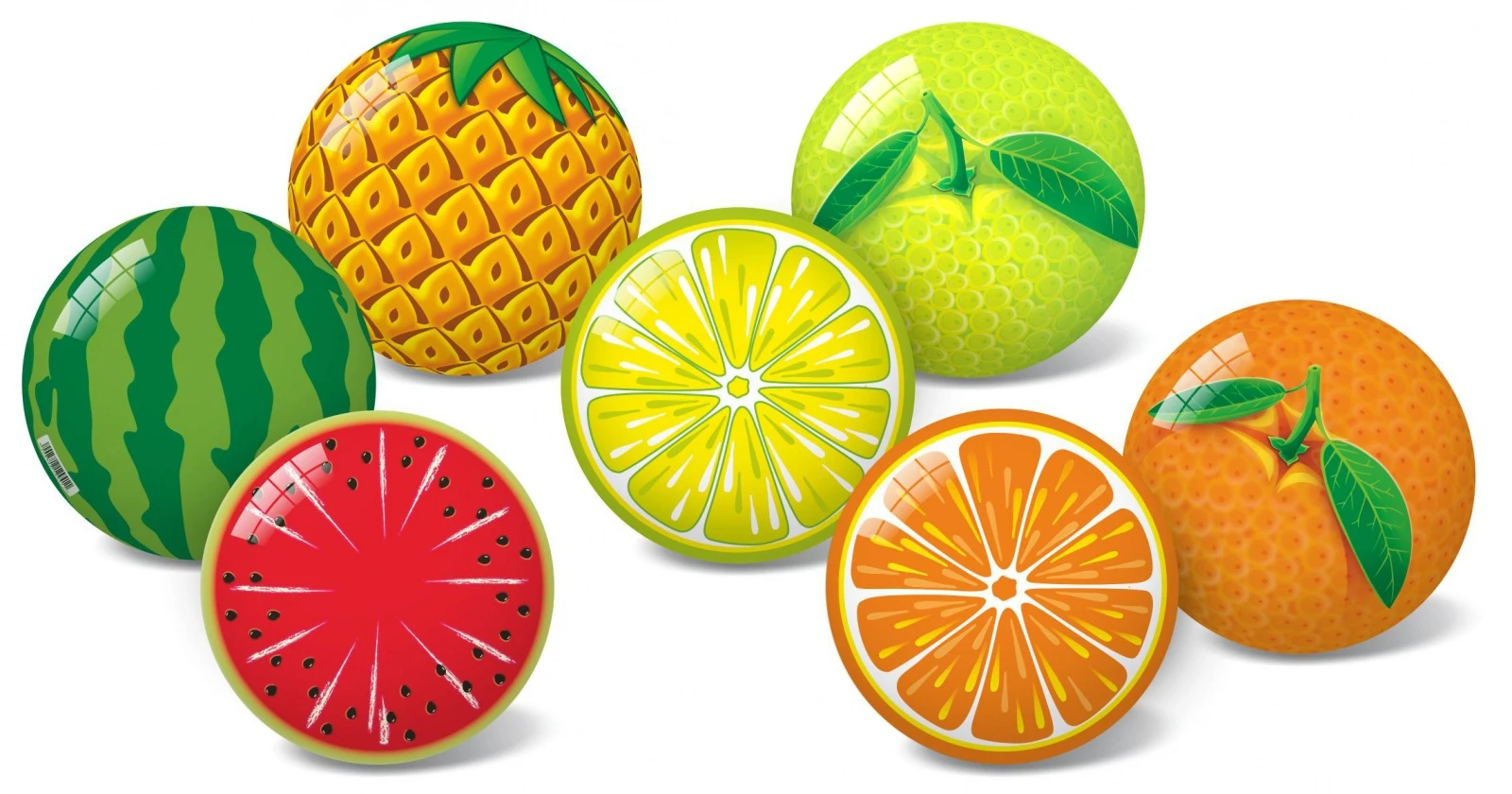 Мяч "Фрукты", 11 см. Мяч "Фрукты", 11 см.