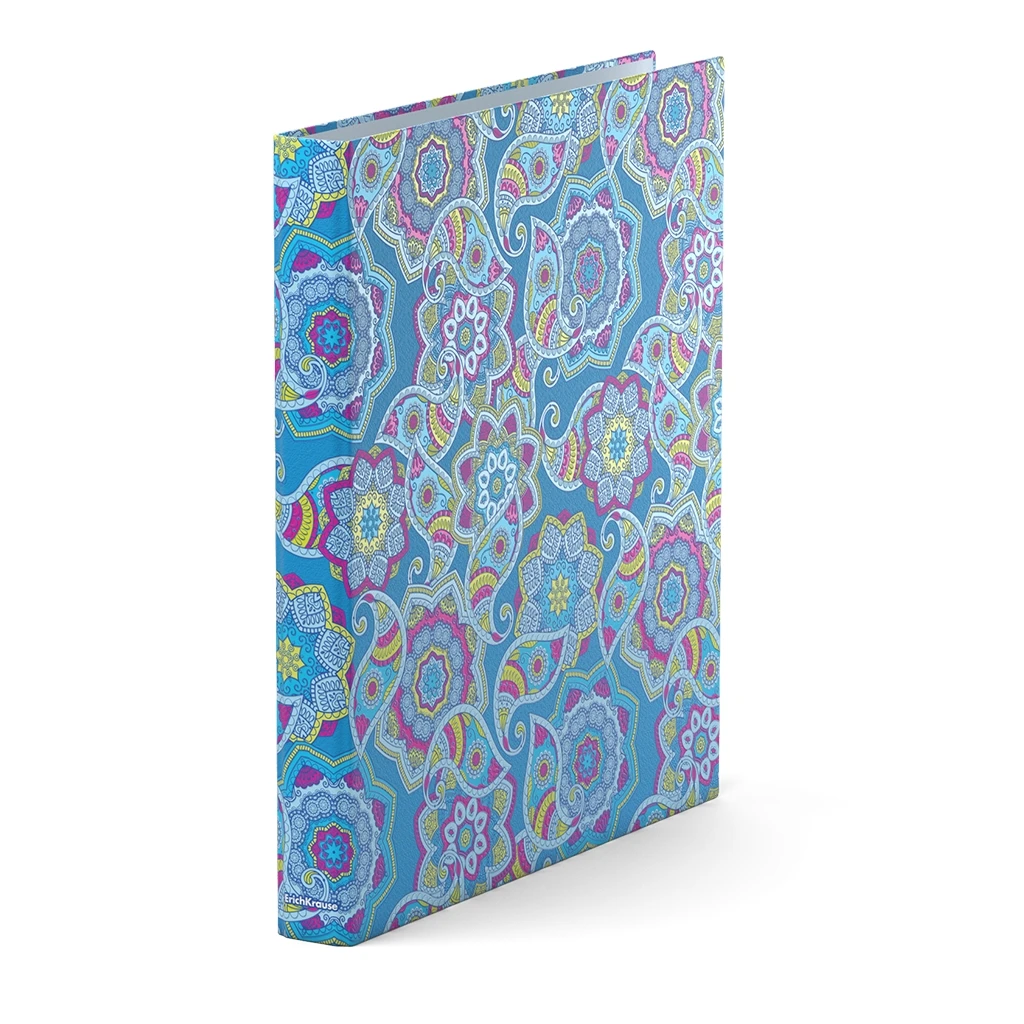 Папка–регистратор на 4 кольцах Erich Krause, Enigma, А4, 35 мм, синий Папка–регистратор на 4 кольцах Erich Krause, Enigma, А4, 35 мм, синий