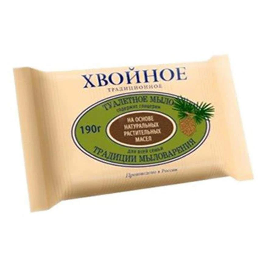 Туалетное мыло ЭФКО твердое Традиционное Хвойное 190г.