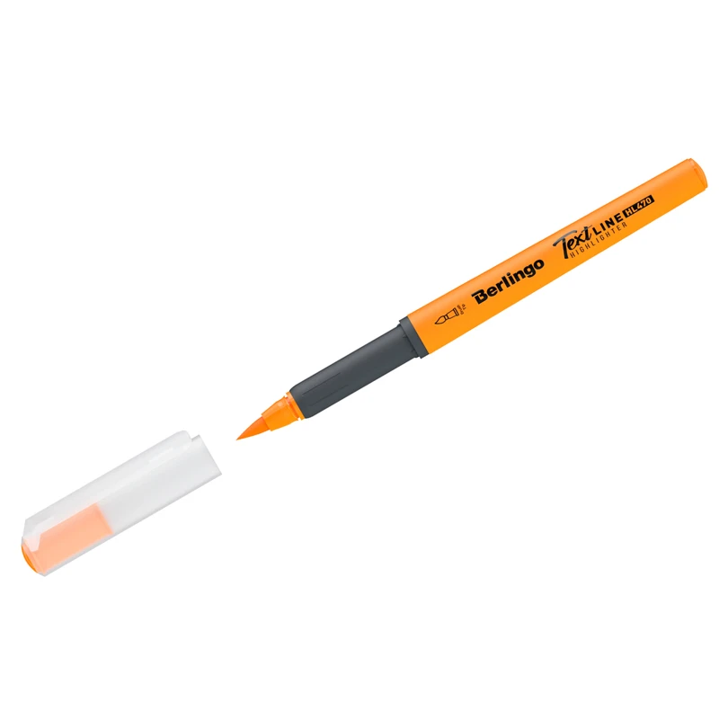Текстовыделитель-кисть Berlingo "Textline HL470", оранжевый, 1-6мм.
