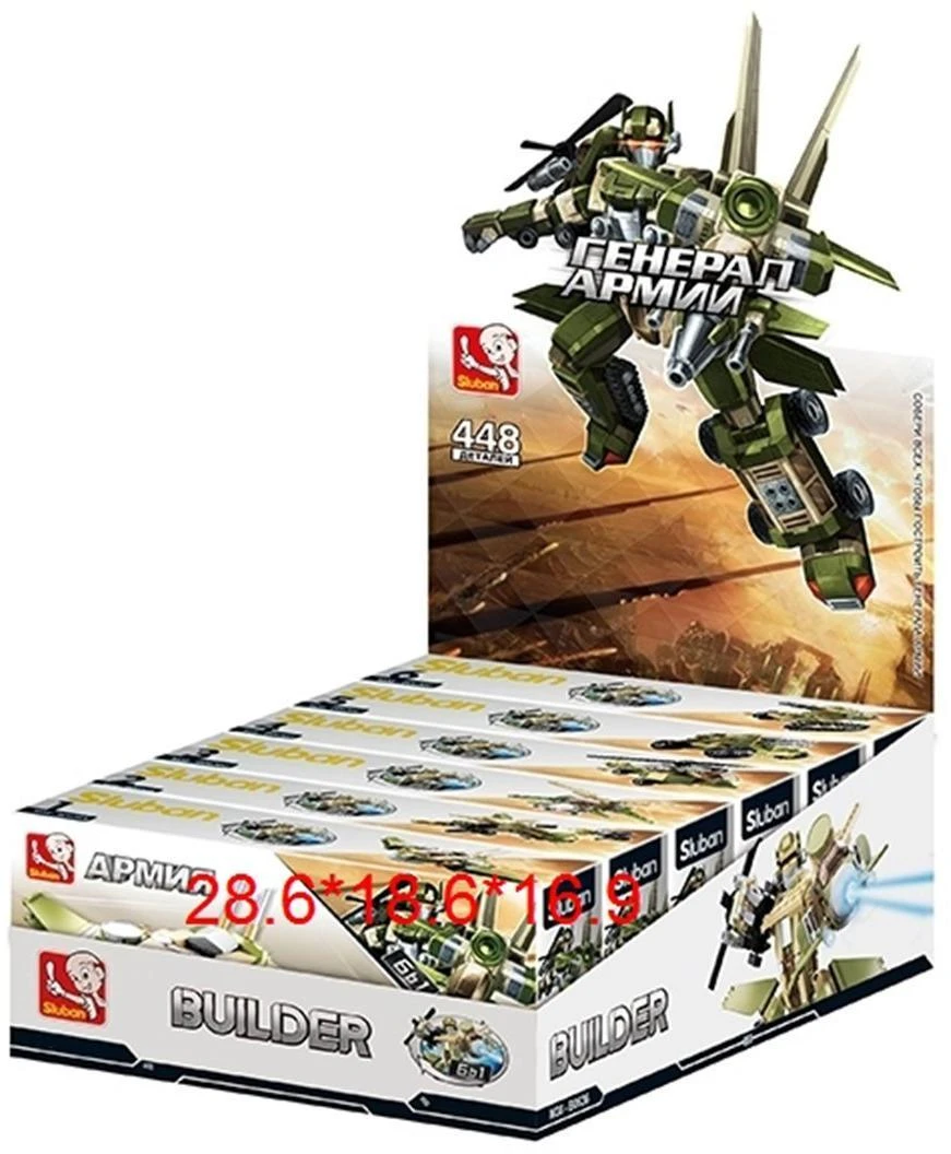 Конструктор серии Полиция, Робот Страж Полиции, 6 в 1