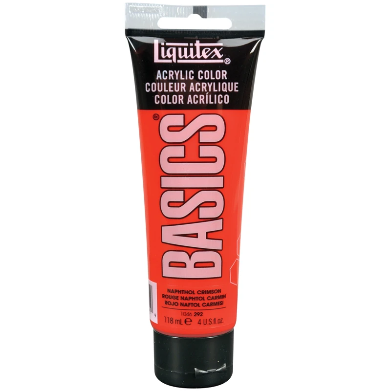 Краска акриловая художественная Liquitex "Basics", 118мл, туба, 292 Краска акриловая художественная Liquitex "Basics", 118мл, туба, 292