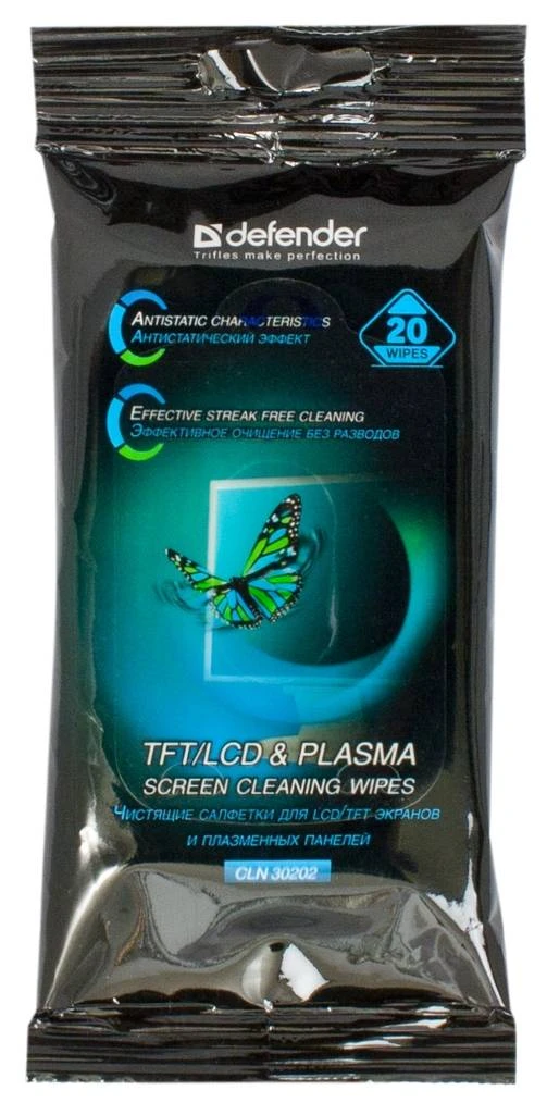 Салфетки д/монитора DEFENDER OPTIMA CLN 30202 20 шт: 30202 штр.: 4607024302026 Салфетки д/монитора DEFENDER OPTIMA CLN 30202 20 шт: 30202 штр.: 4607024302026