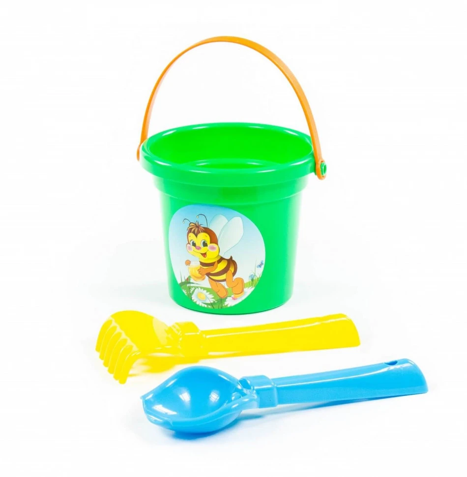Набор №29 (ведро малое, совок №2, грабельки №2) Набор №29 (ведро малое, совок №2, грабельки №2)