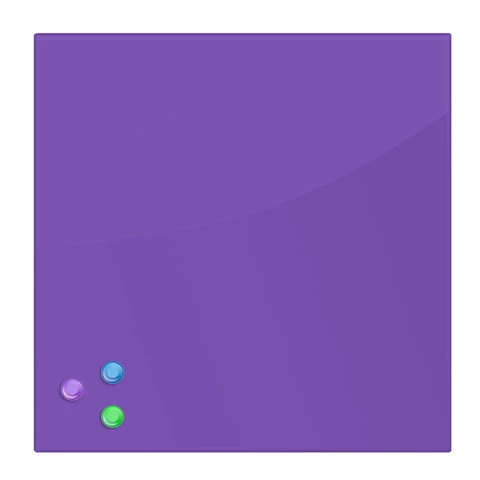 Доска магнитно-маркерная стеклянная (45х45 см), 3 магнита, ФИОЛЕТОВАЯ, BRAUBERG, Доска магнитно-маркерная стеклянная (45х45 см), 3 магнита, ФИОЛЕТОВАЯ, BRAUBERG,