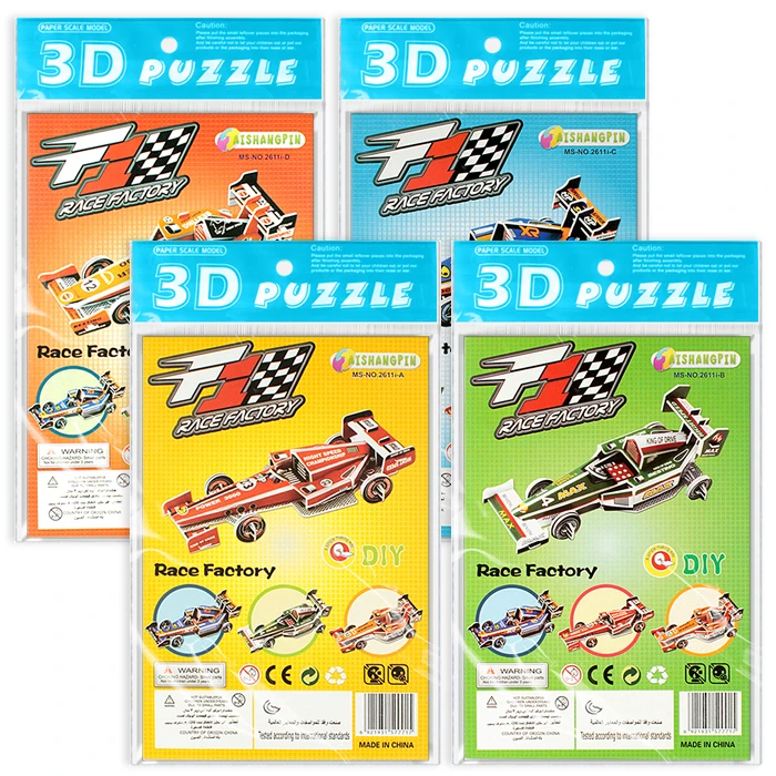 Пазл 3D (15*20см) (картон) ассорти Пазл 3D (15*20см) (картон) ассорти