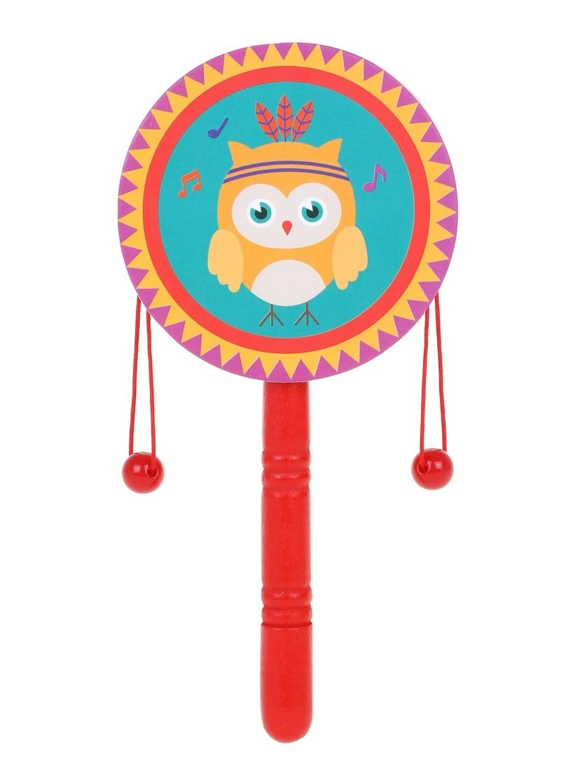 Барабан на палочке "Совушка" Барабан на палочке "Совушка"