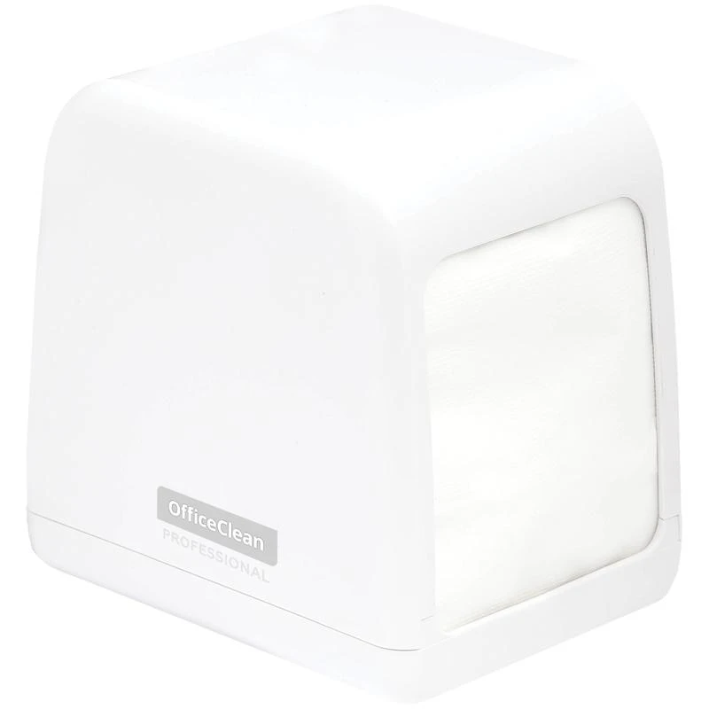 Диспенсер для салфеток настольный OfficeClean Professional, ABS-пластик, белый. Диспенсер для салфеток настольный OfficeClean Professional, ABS-пластик, белый.