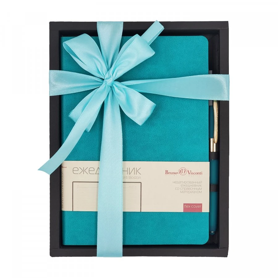 НАБОР ПОДАРОЧНЫЙ А5 "BOSTON" (МОРСКАЯ ВОЛНА ЕЖЕДНЕВНИК И РУЧКА) НАБОР ПОДАРОЧНЫЙ А5 "BOSTON" (МОРСКАЯ ВОЛНА ЕЖЕДНЕВНИК И РУЧКА)