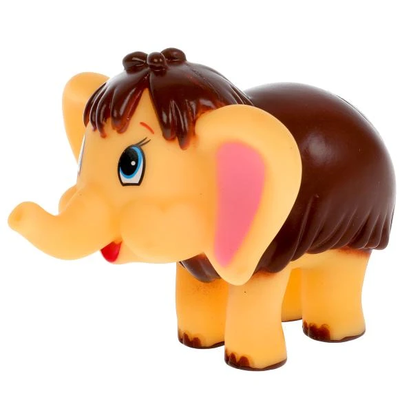 Игрушка для ванны СОЮЗМУЛЬТФИЛЬМ мамонтенок пищалка в сетке КАПИТОШКА