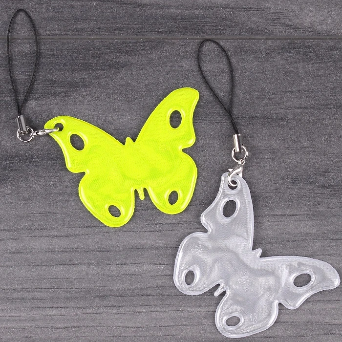 Светоотражающий брелок бабочка Светоотражающий брелок бабочка