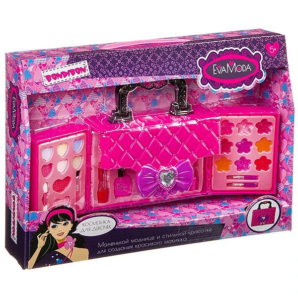 Набор детской декор. косметики Bondibon Eva Moda, BOX 41*7,2*28,8 см;
