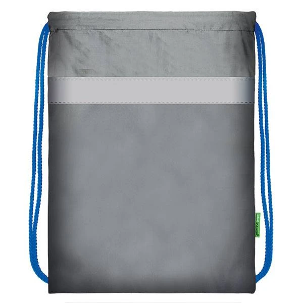 Мешок д/обуви schoolФОРМАТ 40.5х34 см 1 отд. серый с синим: МО-МАЛС штр.:
