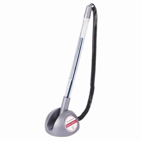 Ручка шариковая настольная BRAUBERG "Counter Pen", СИНЯЯ, пружинка, Ручка шариковая настольная BRAUBERG "Counter Pen", СИНЯЯ, пружинка,