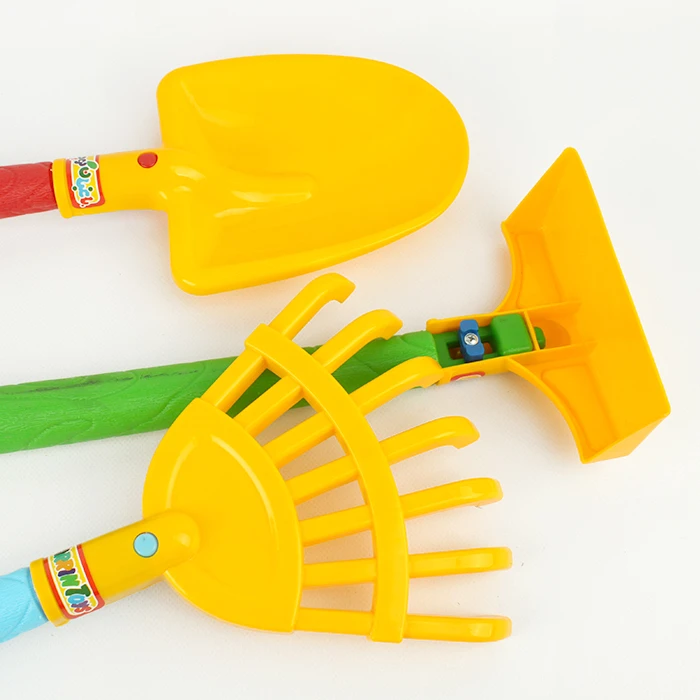 Лопата + грабли + тяпка в наборе. Игрушка