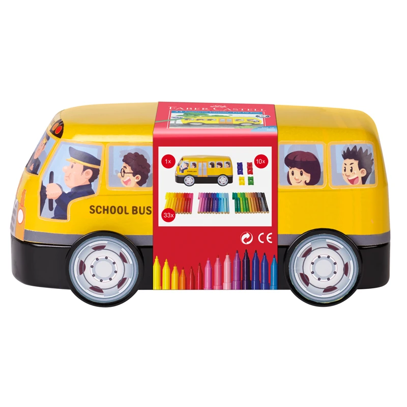 Набор для рисования Faber-Castell "Connector School Bus" 33