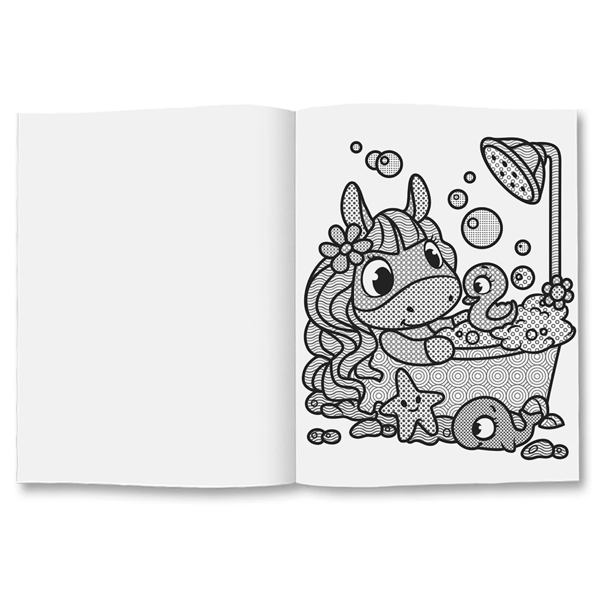 Раскраска водная 200*250 ГЕОДОМ "Для малышей. Веселые пони", 12стр.