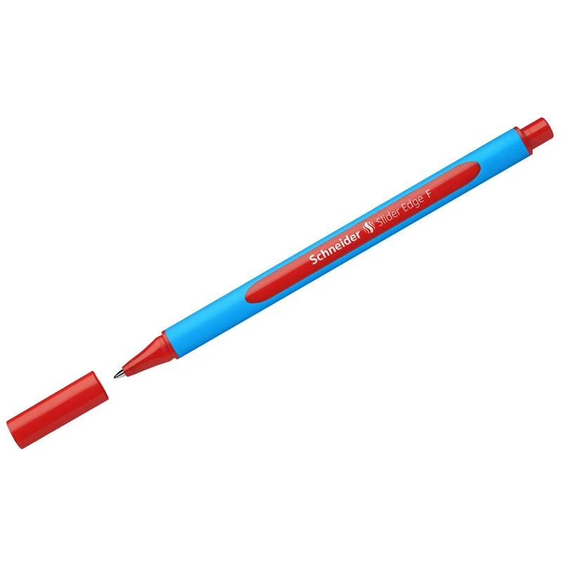 Ручка шариковая Schneider "Slider Edge F" красная, 0,8мм, трехгранная Ручка шариковая Schneider "Slider Edge F" красная, 0,8мм, трехгранная