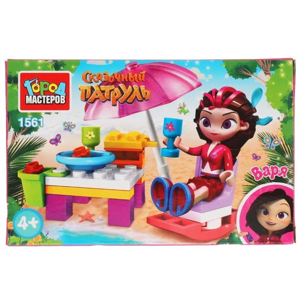 СКАЗОЧНЫЙ ПАТРУЛЬ конструктор Варя на пляже, 31 дет. Город мастеров