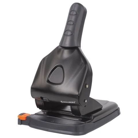 Дырокол металлический МОЩНЫЙ BRAUBERG "Heavy duty" до 65 листов,