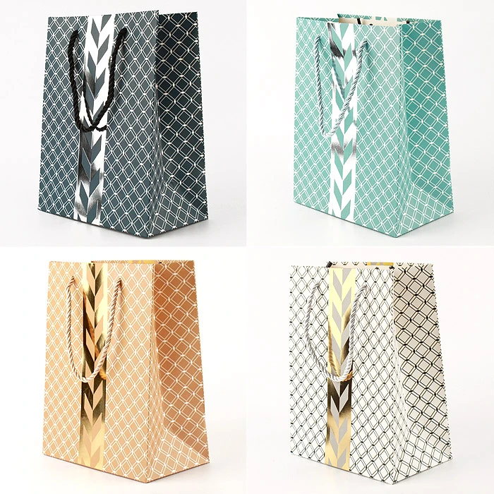 Пакет подарочный 23*18*10см "Darvish" ассорти узоры