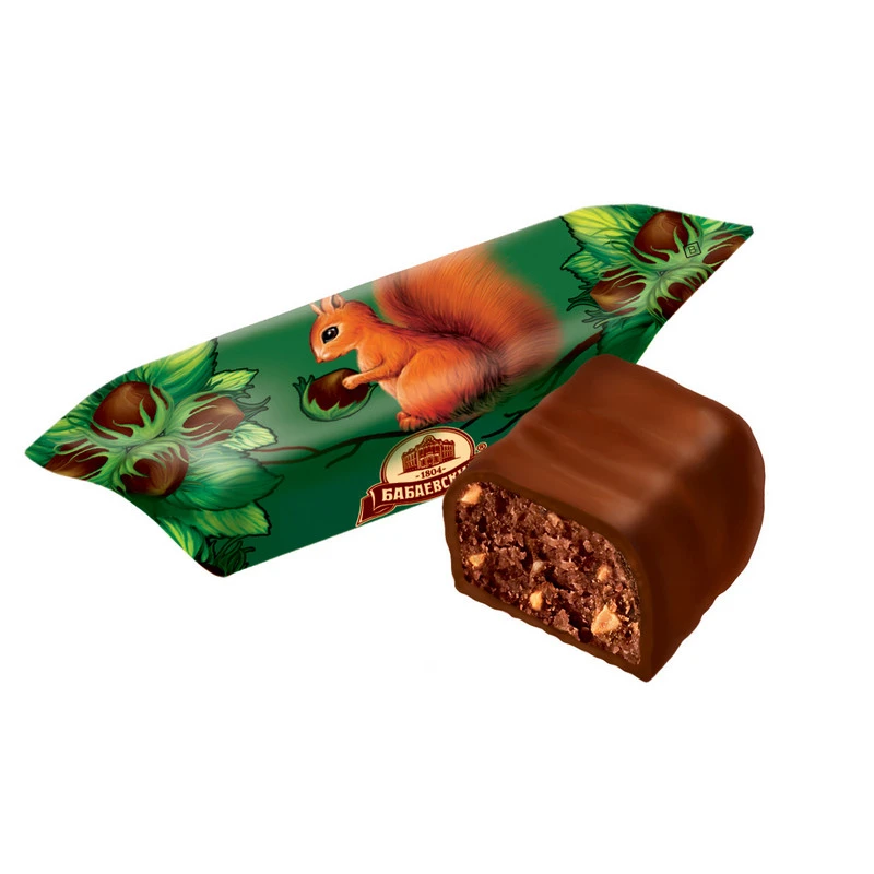 Конфеты шоколадные Белочка 1кг