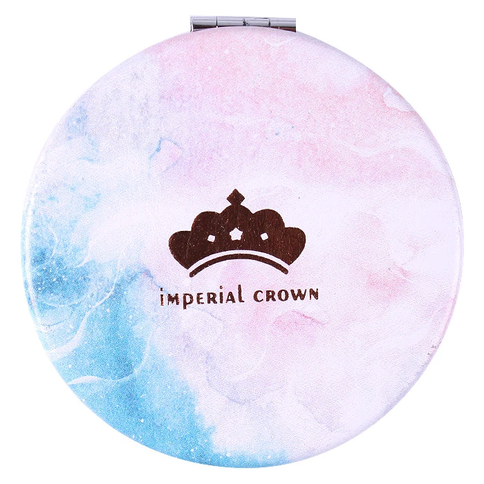 Зеркало складное круглое d-7см двойное на магните "Мрамор" ассорти Зеркало складное круглое d-7см двойное на магните "Мрамор" ассорти